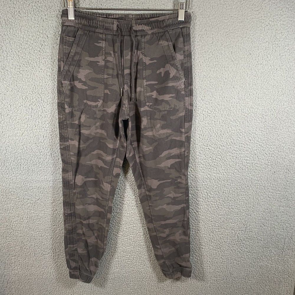 Athleta Pants Womens 0 Farallon Jogger Stratum Camo Green Travel Hiking